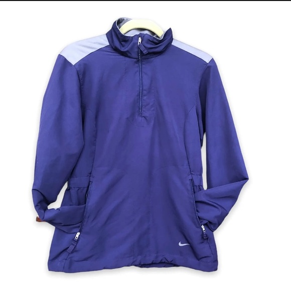 Nike Golf Y2K Women's X-Small 1/4 Zip Jacket Windbreaker Pullover Purple 416435 - Picture 12 of 12